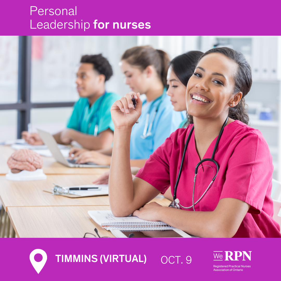 Personal Leadership for Nurses – Timmins (Virtual)